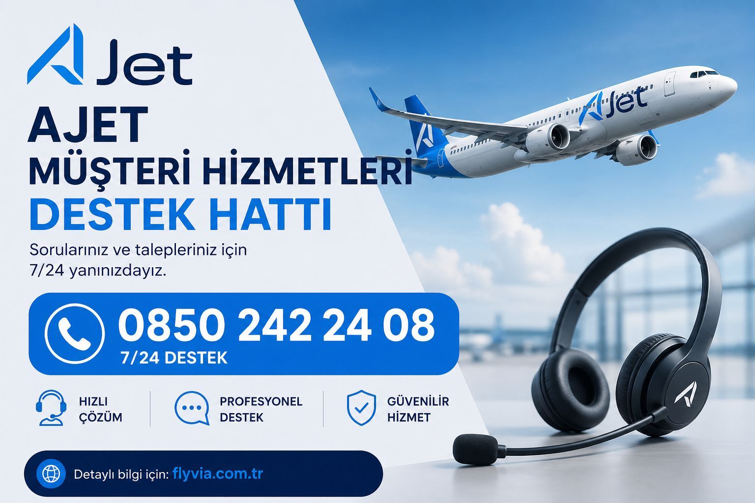 Ajet Bilgilendirme Destek Hattı 